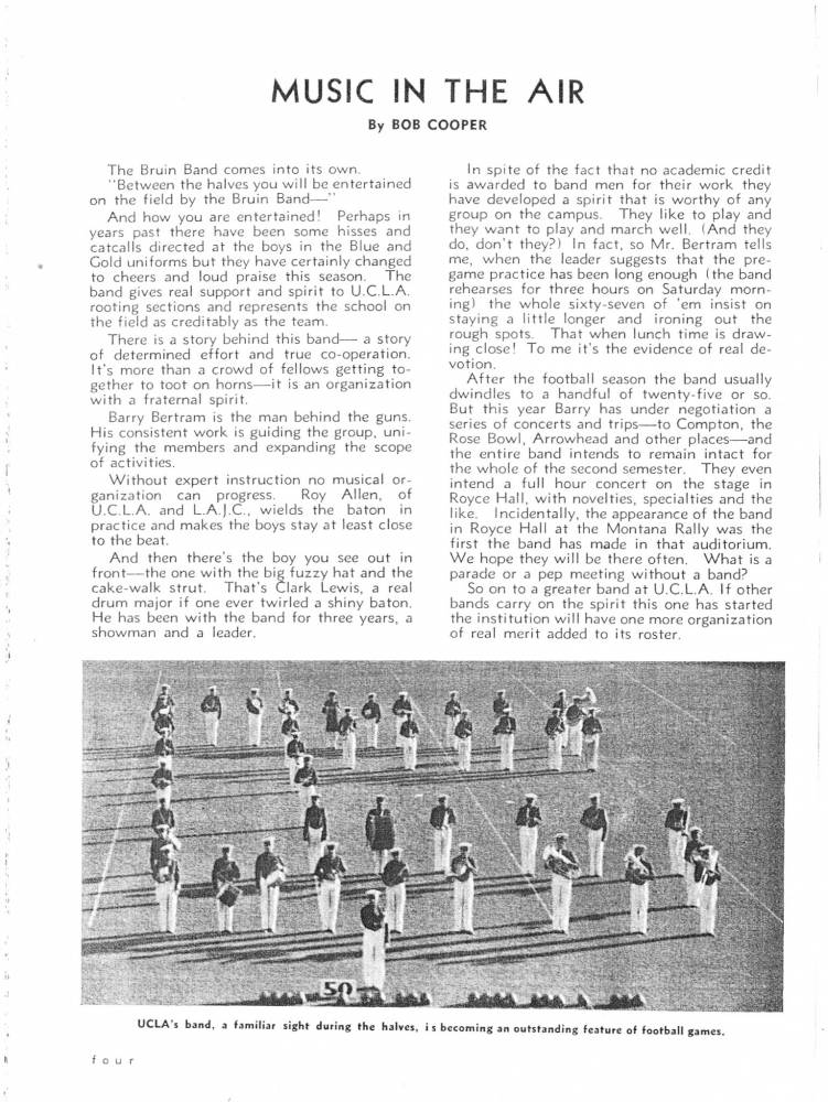 1934 Goal Post UCLA vs. Cal Aggies page 4