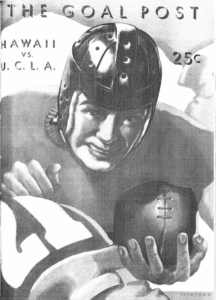 1935 Goal Post UCLA vs. Hawaii Cover