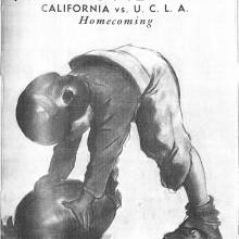 1937 Goal Post UCLA vs. Cal cover