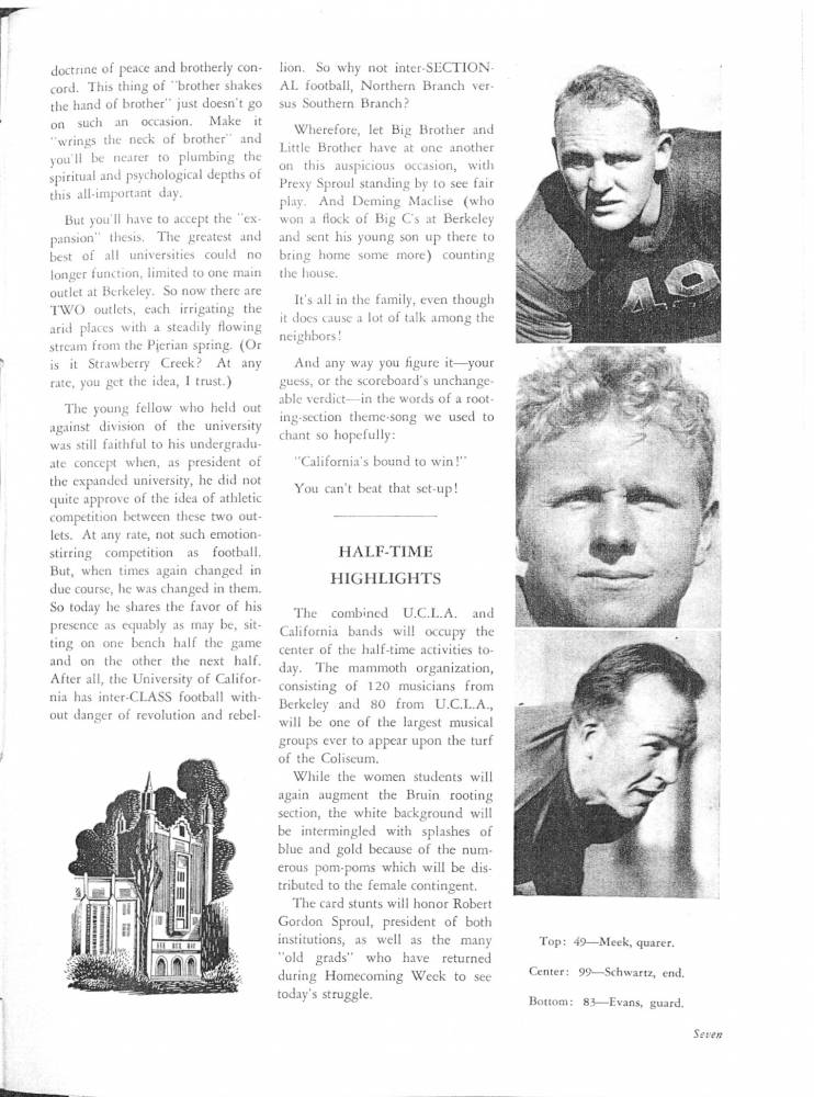 1937 Goal Post UCLA vs. Cal page 7