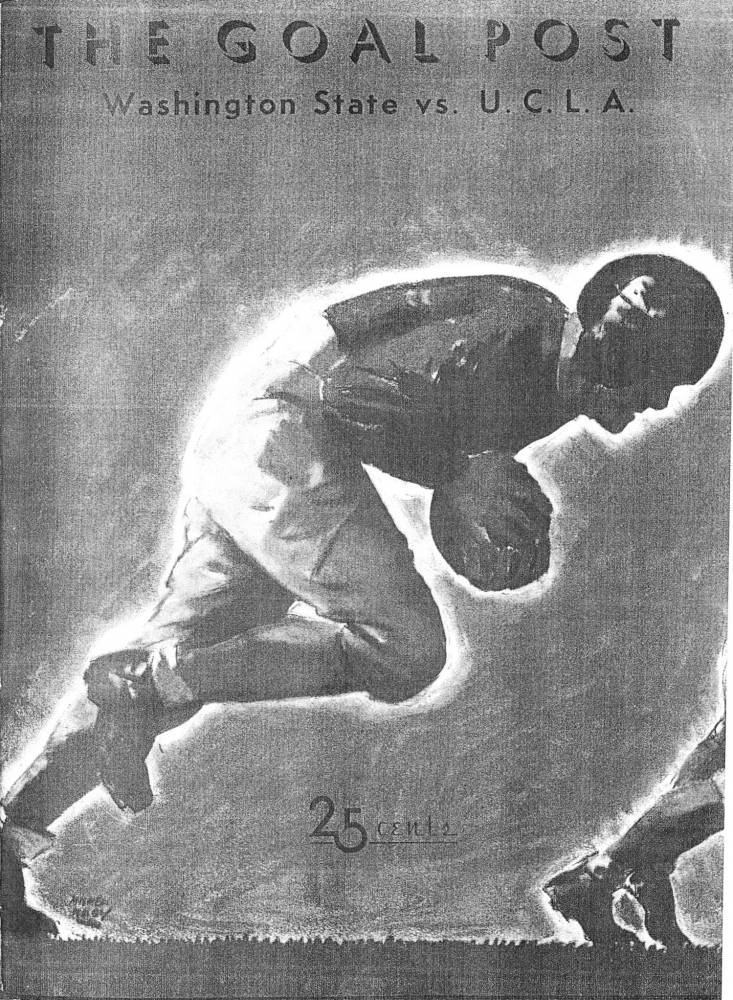 1937 Goal Post UCLA vs. WSU cover