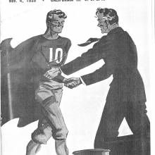 1939 Goal Post UCLA vs. Cal cover
