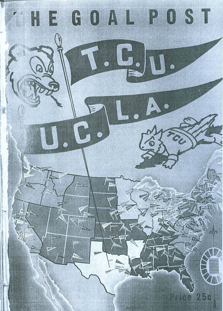 1939 Goal Post UCLA vs. TCU cover