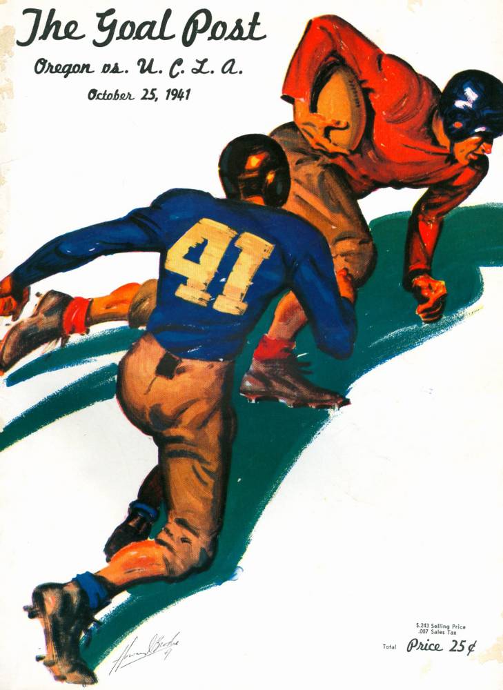 1941 Goal Post UCLA vs. Oregon cover