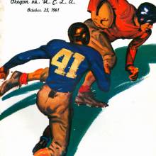 1941 Goal Post UCLA vs. Oregon cover