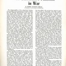 1942 Goal Post UCLA vs. Santa Clara University's Function in War page 10