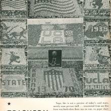 1944 Goal Post  UCLA at USC Card Stunts