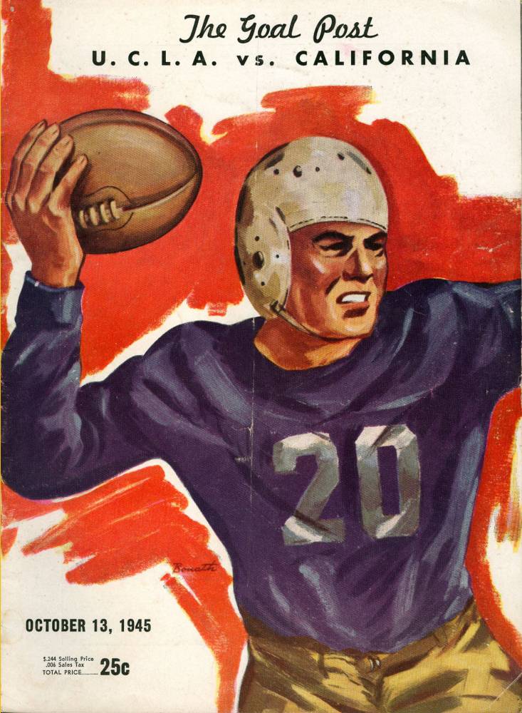 1945 Goal Post UCLA vs. Cal cover