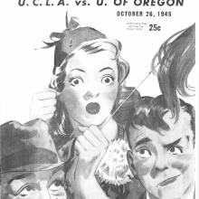 1945 Goal Post UCLA vs. Oregon cover