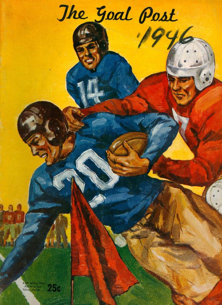 1946 Goal Post UCLA vs. USC cover