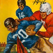 1946 Goal Post UCLA vs. USC cover