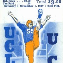 1947 UCLA vs. Cal Ticket Stubx 