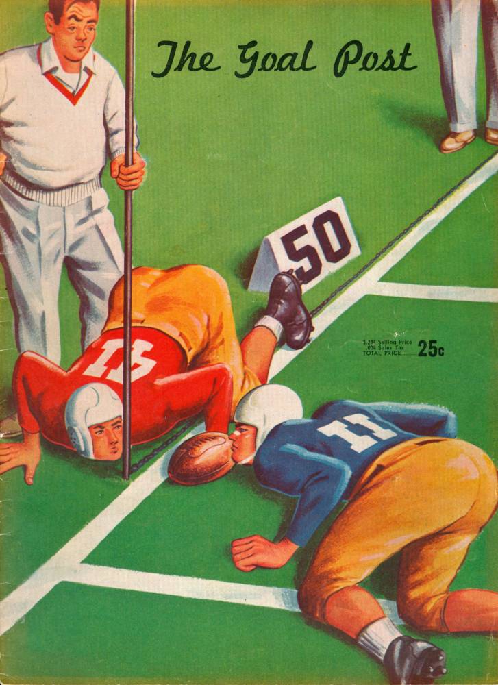 1947 Goal Post UCLA vs. Oregon cover