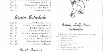 1947 UCLA vs. UW Football Program