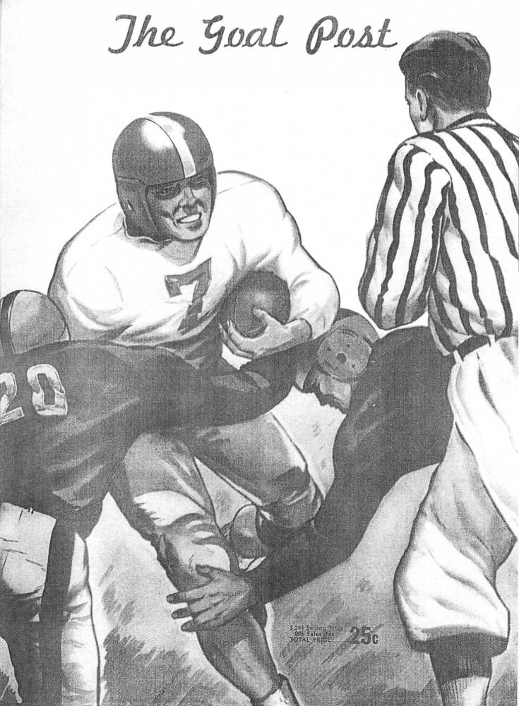 1947 Goal Post UCLA vs. UW cover