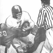 1947 Goal Post UCLA vs. UW cover