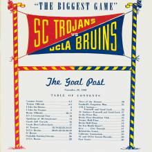 1948 Goal Post UCLA vs. USC Inside Cover