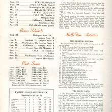 1950 Goal Post UCLA vs. Oregon State Band Page