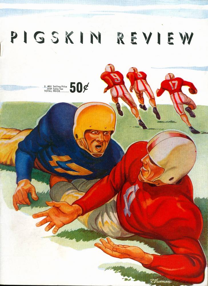 1951 Pigskin Review UCLA at USC cover