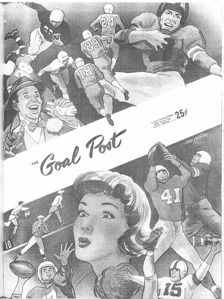 1951 Goal Post UCLA vs. Cal cover