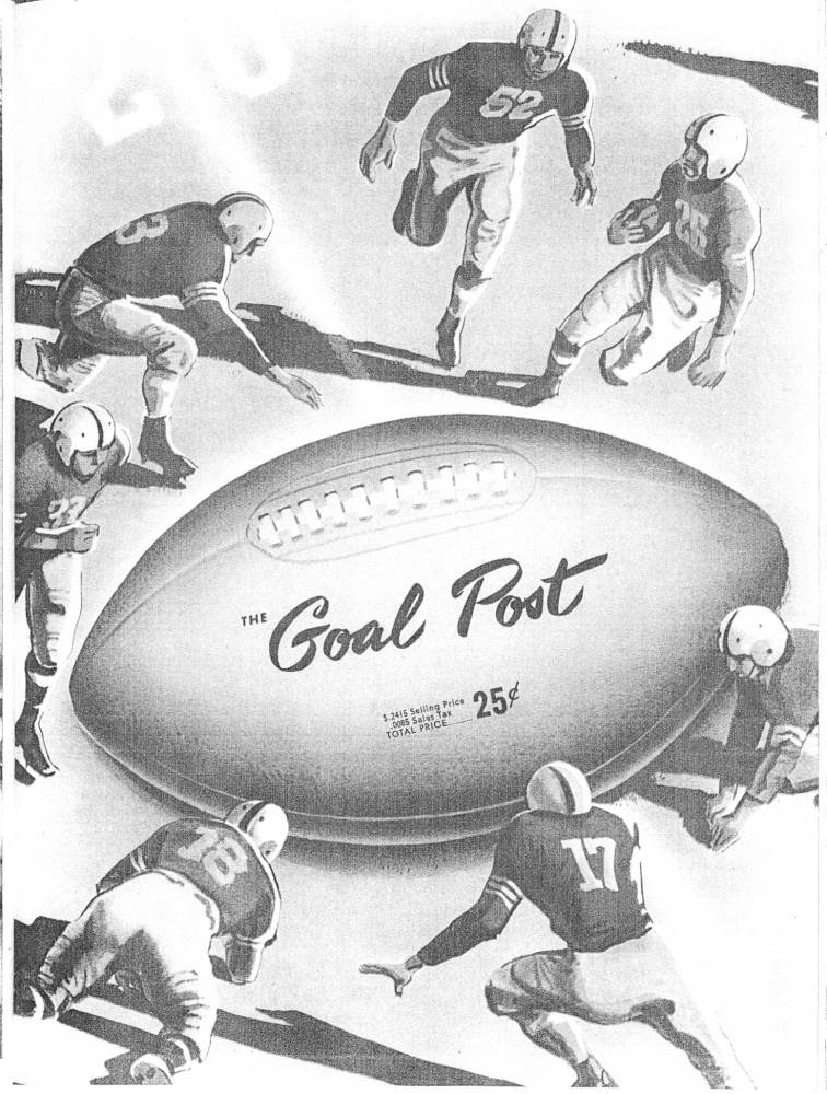 1951 Goal Post UCLA vs. Santa Clara cover