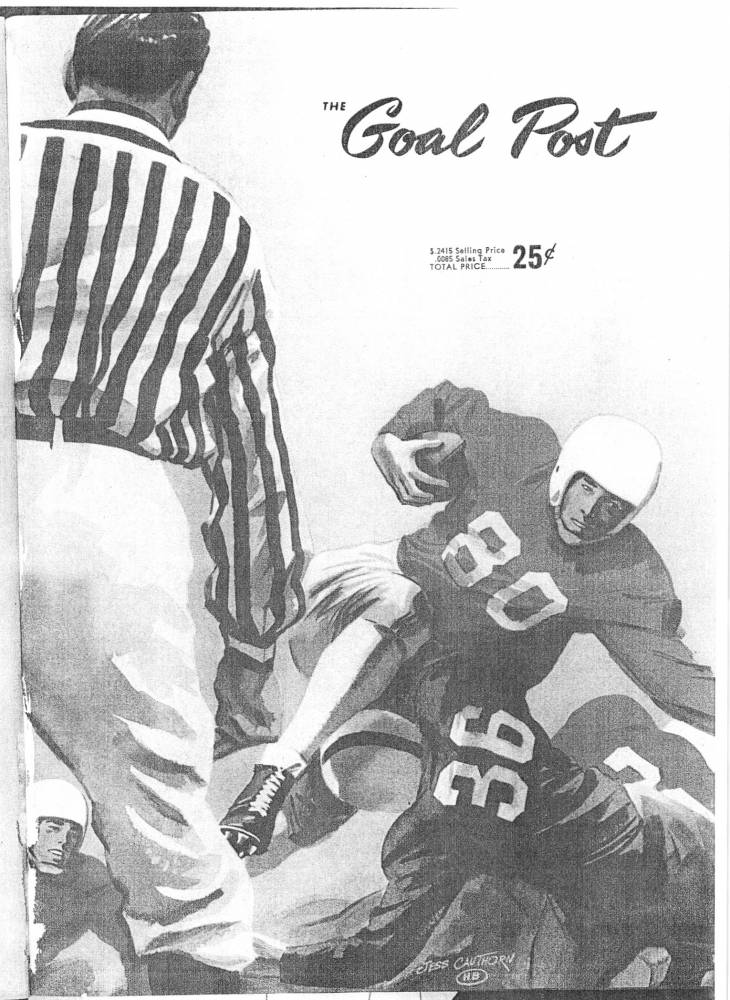 1951 Goal Post UCLA vs. Texas A&M Cover