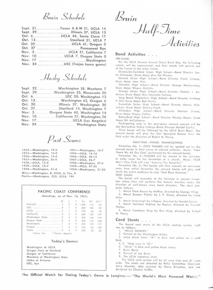 1951 Goal Post UCLA vs. Washington page 27