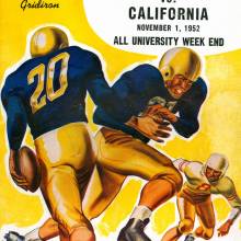 1952 Goal Post UCLA at Cal ALL UC Weekend cover