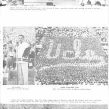 1952 Goal Post UCLA at USC card stunts band page 2