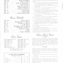 1952 Goal Post UCLA vs. Oregon State Band page