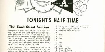 1953 UCLA vs. Oregon State Football Programs