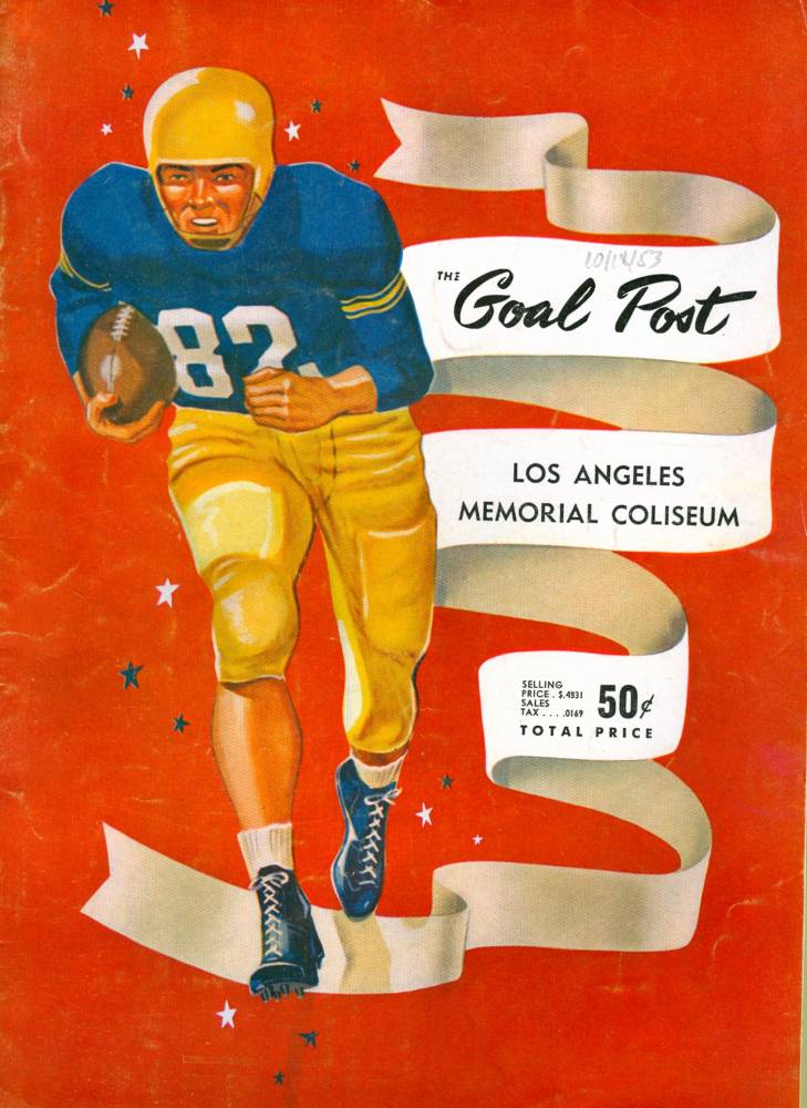 1953 Goal Post UCLA vs. Oregon State cover