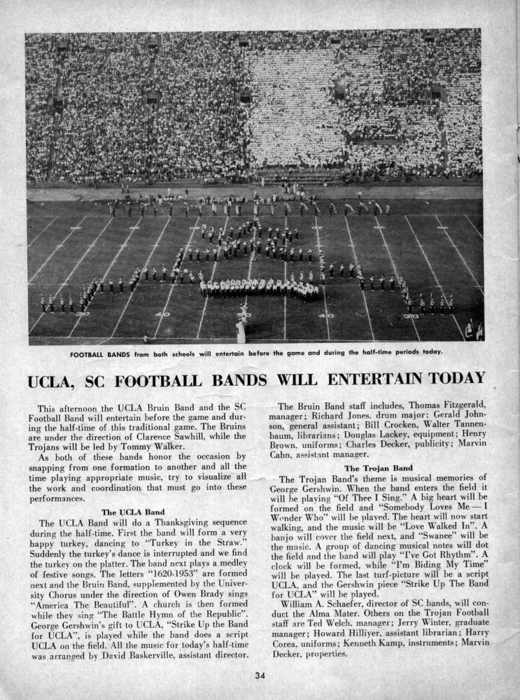 1953 Pigskin Review UCLA at USC 1b