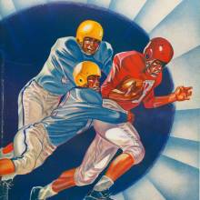 1955 Pigskin Review UCLA at USC Cover