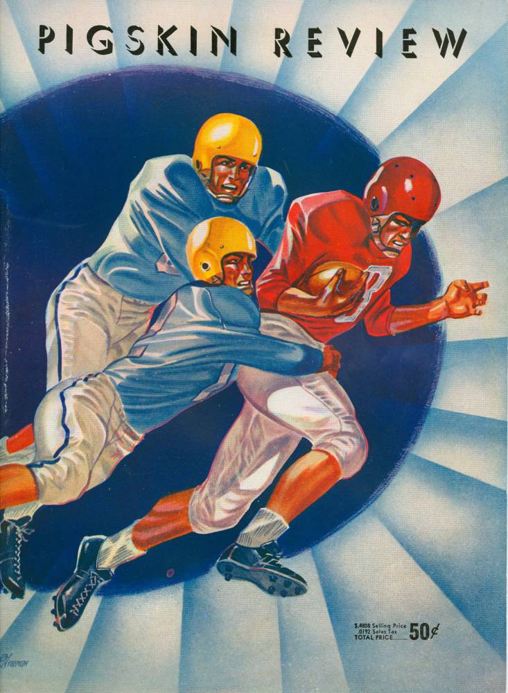 1955 Pigskin Review UCLA at USC Cover