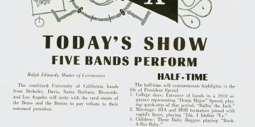 1955 UCLA vs. Cal Football Program