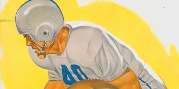 1955 UCLA vs. Washington Football Program
