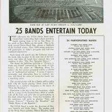1955 Goal Post UW Band Page