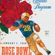 1956 Rose Bowl Official Program Cover