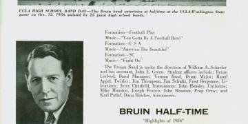 1956 UCLA vs. USC Football Program