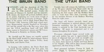 1956 UCLA vs. Utah Football Program