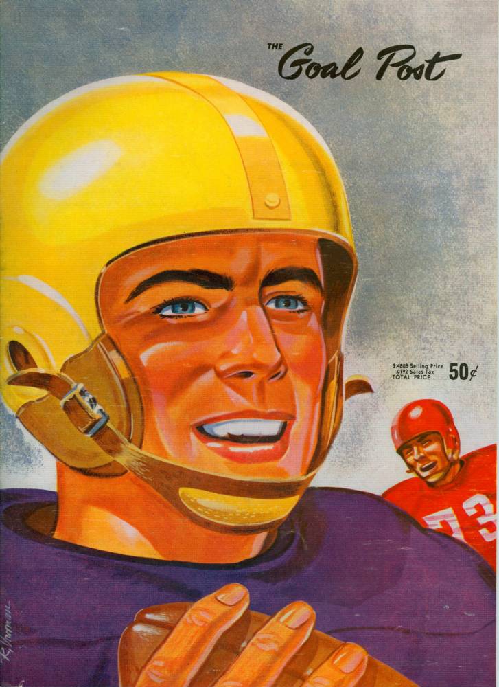 1958 Goal Post UCLA vs. Oregon Cover