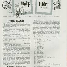 1958 Goal Post UCLA vs. Oregon Band Page 