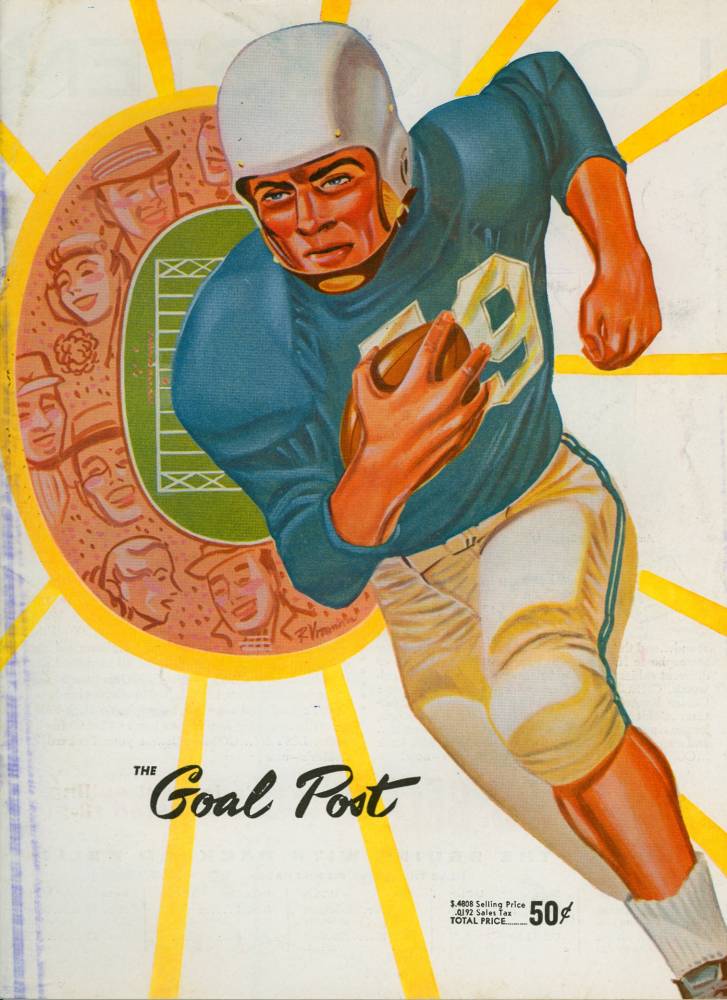 1958 Goal Post UCLA vs. Pitt Cover