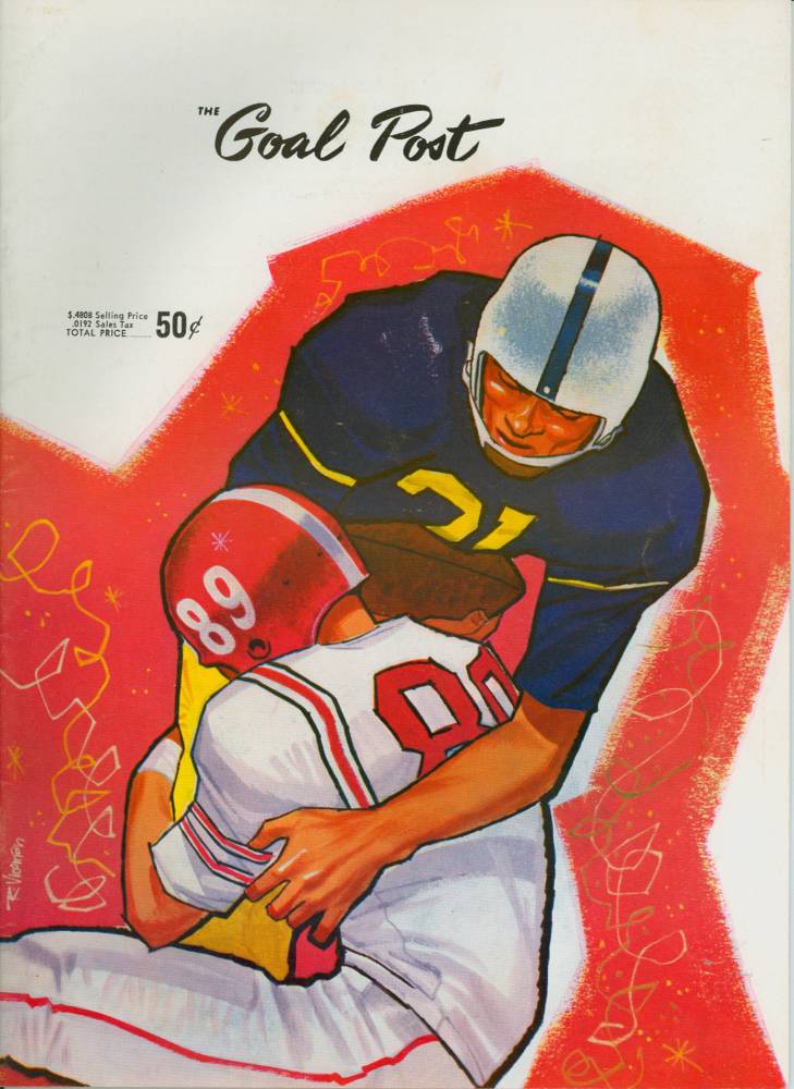 1959 Goal Post UCLA vs. Utah Cover