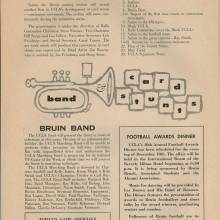 1959 Goal Post UCLA vs. Utah Band Page 