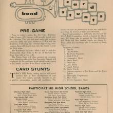1960 Goal Post UCLA vs. Air Force Band Page 1