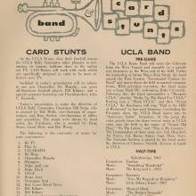 1960 Goal Post UCLA vs. Duke Band Page 1