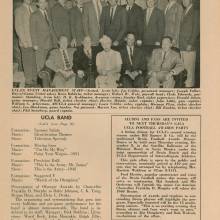 1960 Goal Post UCLA vs. Duke Band Page 2