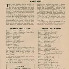 1960 Goal Post UCLA vs. USC Band Page 1